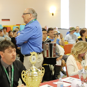judges and crowd