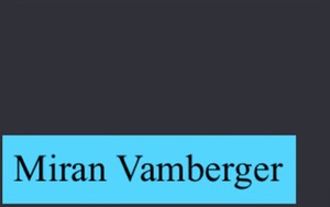 Miran Vamberger
