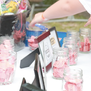 Raffle ticket jars