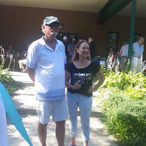 Vida Godina and Friend